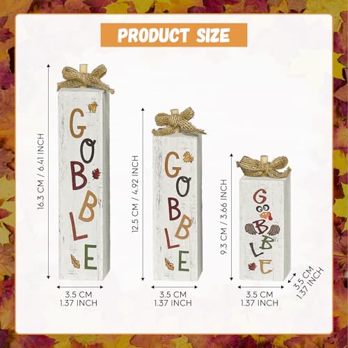 Smile Thanksgiving Wooden Sign (Gobble)