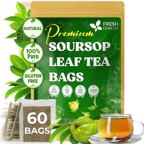 60 Bags Soursop Graviola Leaf Tea (60 Tea Bags)