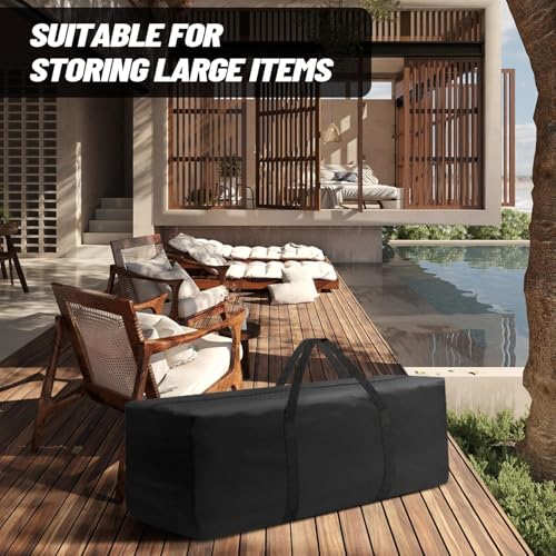 Outdoor Cushion Storage Bags 68 Inch Waterproof Extra