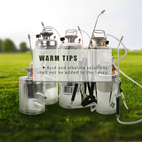 1.5 Gallon Stainless Steel Sprayer Hand Pump Sprayer
