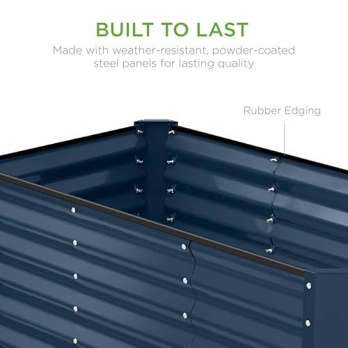 4x2x2ft Outdoor Metal Raised Garden Bed