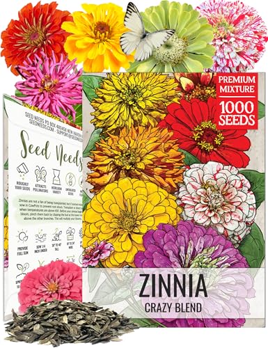 Zinnia Seeds Original Crazy Blend 1
