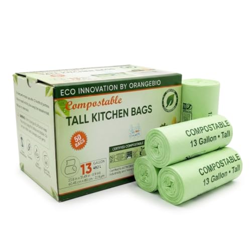 13 Gallon Compostable Trash Bags (200 Count)