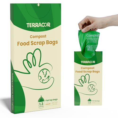 1.3 to 1.6 Gallon Compostable Trash Bags (35 Count)