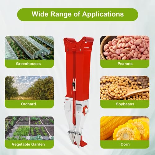 Household Corn Peanut Seeder Hand Planter Tool Adjustable Seeder Machine Handheld Garden Home Seeder & FertilizationSpreader