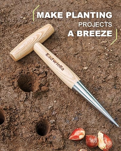 Dibber with 5 Inch Measurements Seed Dibber Garden Tool Hand Dibbler Seed Planter Tool Seed Dispenser Hole Digger for Planting Small Seeds Seedlings Sowing Seeds Transplanting Plants