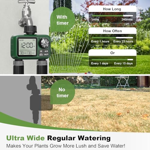 Water Timer for Outdoor Garden Hose