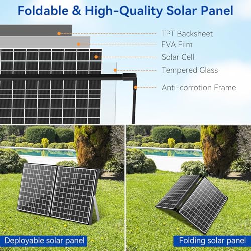 55W Solar Pond Waterfall Box with Fountain Pump (Tall)