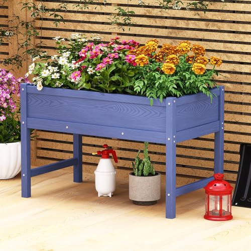 Raised Garden Bed Outdoor with Legs