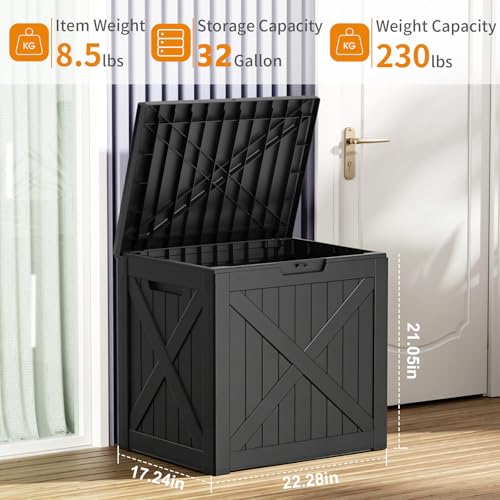32 Gallon Deck Box (Black / 32 Gallon)