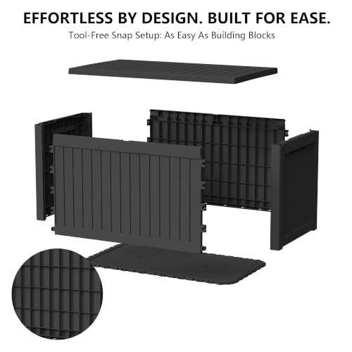 Outdoor Storage Box (Black / 270 Gallon 3.0)
