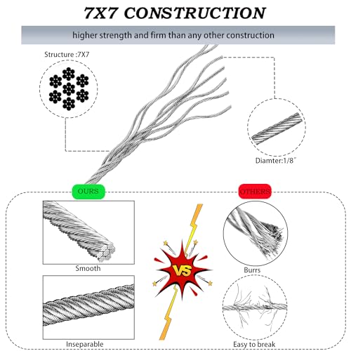 1 8" Wire Rope (165 Foot)