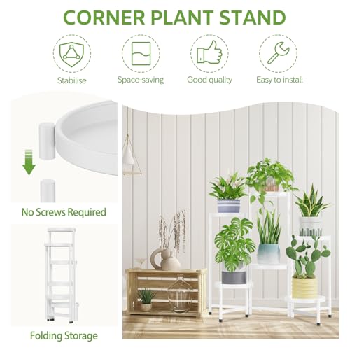6 Tier Large Plant Stand Indoor Outdoor