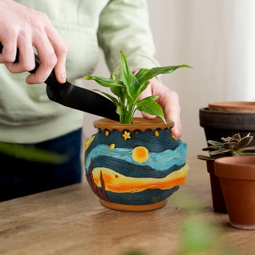 Starry Night Planters for Indoor Plants (Colour-b)