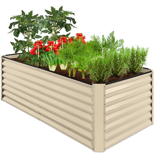 6x3x2ft Outdoor Metal Raised Garden Bed