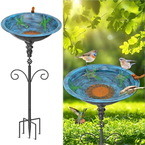 35In Tall Bird Bath for Outside