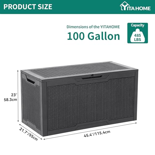 100 Gallon Outdoor Storage Box