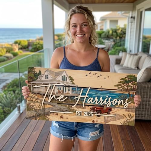 Beach House Sign (Beach House / Standard)