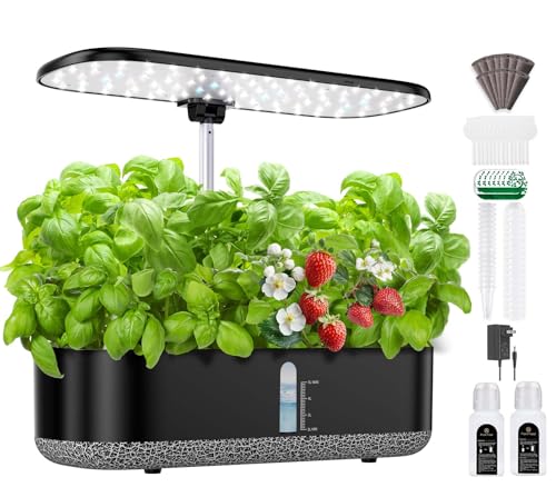 Hydroponics Growing System with LED Grow Light