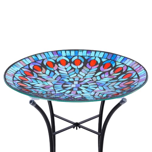 Glass Bird Bath