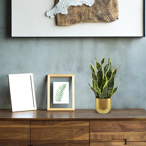 Artificial Snake Plant Potted Faux Sansevieria Trifasciata Plants