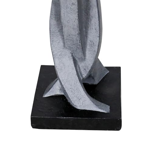 22.8”Tall Bird Baths for Garden (Modern-gray / 22.8inch)