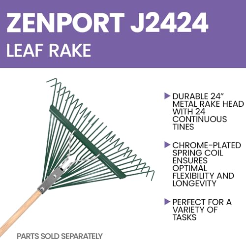Leaf Rake with Deluxe Spring (10 Count)