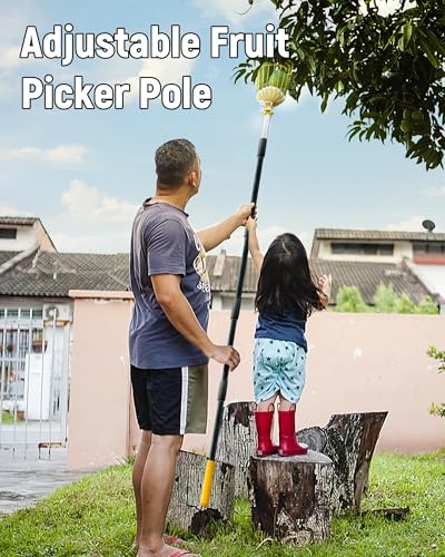 6.5FT Fruit Picker with Basket (6.5FT)