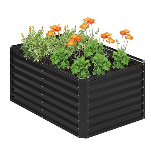 4x2x2FT Galvanized Raised Garden Bed