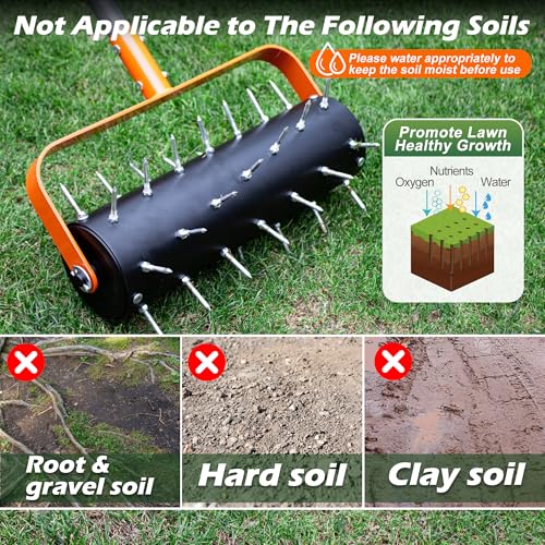 Rolling Lawn Aerator