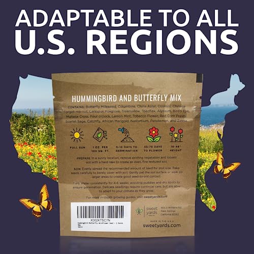 Wildflower Seeds Butterfly and Humming Bird Mix