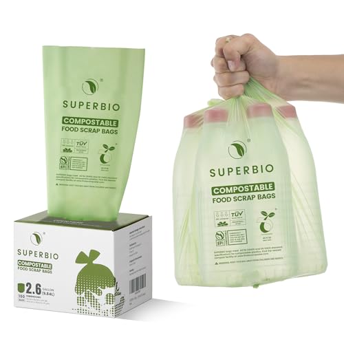 2.6 Gallon Compostable Food Waste Bags (100 Count)