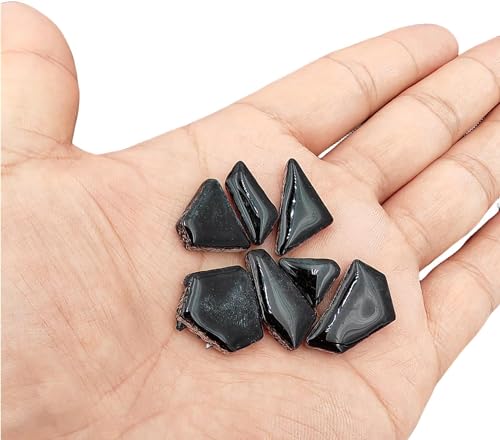 1.1LB Irregular Ceramics Mosaic Tiles (Black)