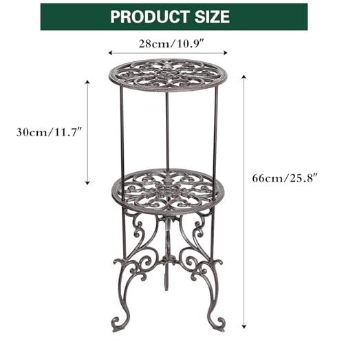 Heavy Duty Cast Iron Potted Plant Stand