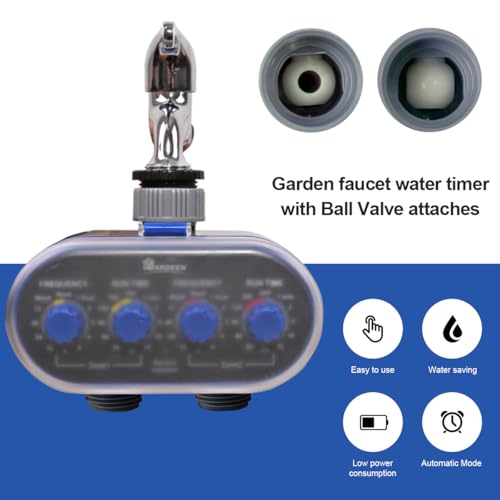 Dual Outlet Water Timer Irrigation Controller System