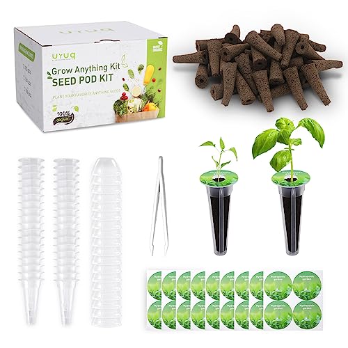 140pcs Hydroponic Pods Kit Compatible with AeroGarden & Most Brands