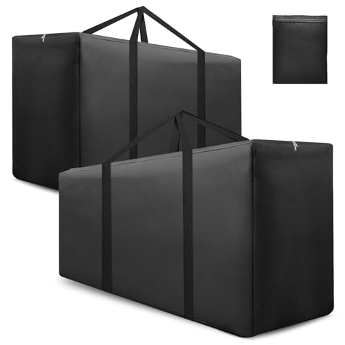 177 Gallon Extra Large Waterproof Patio Cushion Storage Bag (2 Count)