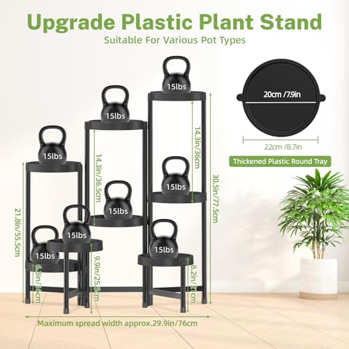 8 Tier Folding Plant Stand Indoor Outdoor