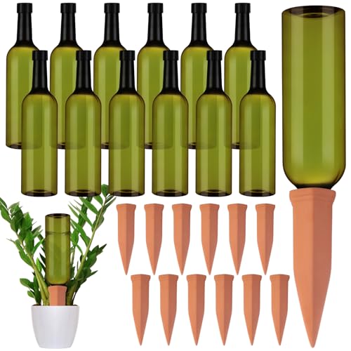12 Sets Terracotta Watering Spikes