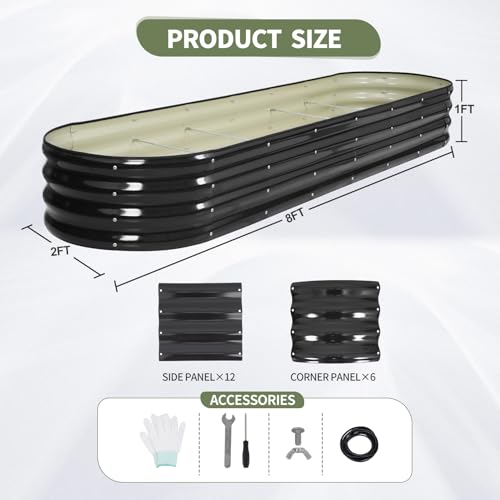 Galvanized Raised Garden Bed Outdoor