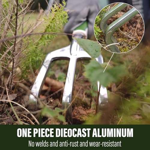 Gardening Tools Set of 9 Heavy Duty Garden Tools with Non
