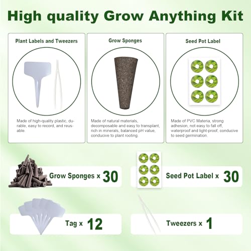 73 Pack Hydroponic Pods Supplies for Aerogarden Pods