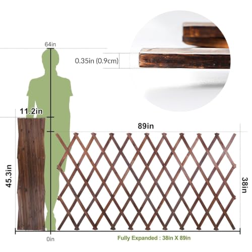 2Pcs Expandable Garden Trellis (2 Count)