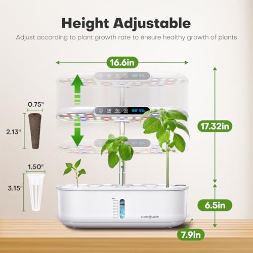 Hydroponics Growing System with 12 Pods