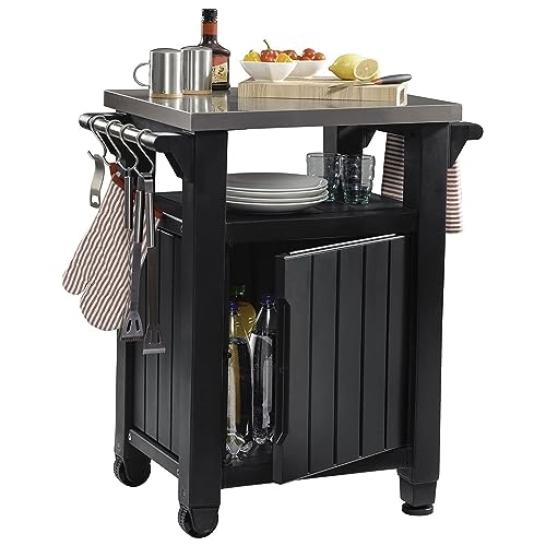 Unity Small 40 Gallon Grill Prep Table and Storage Cart