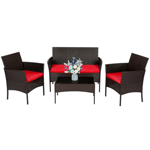 4 Piece Patio Furniture Set
