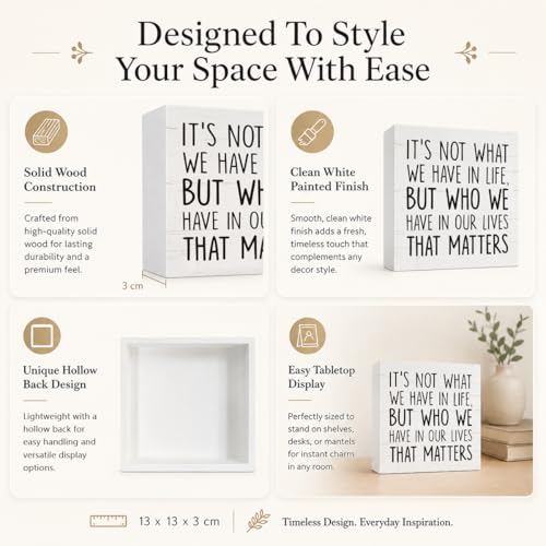 Inspirational Decor Signs (Home sign 21)