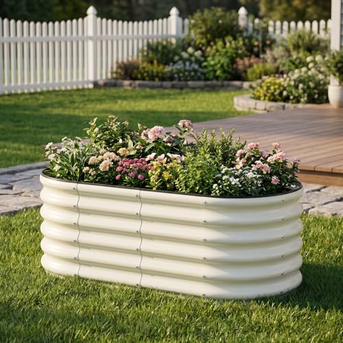3 Pcs 4x2x1.5ft Raised Garden Bed Outdoor (3 Count)