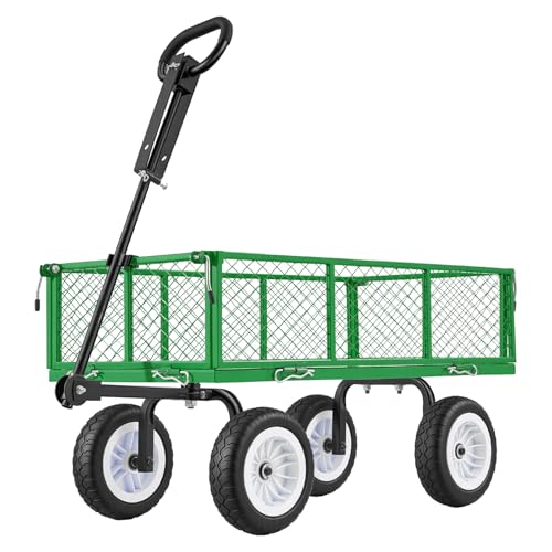 900 LBS Steel Garden Cart (Green)