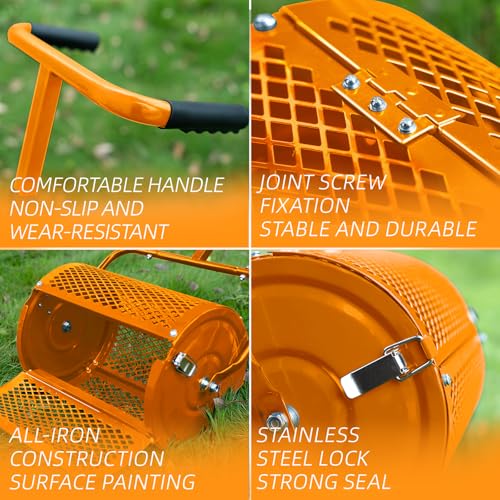 Heavy Duty Compost Spreader for Lawn